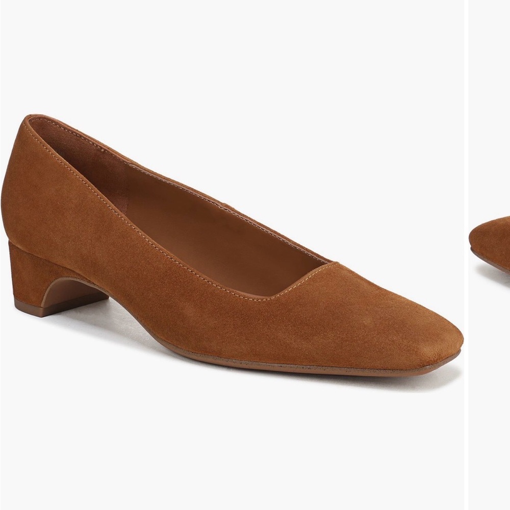 Franco Sarto Brown Suede Laylani Women's Pumps Size 6
